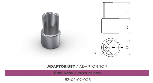 BRANDA GERDIRME UST ADAPTOR UC TIRNAK